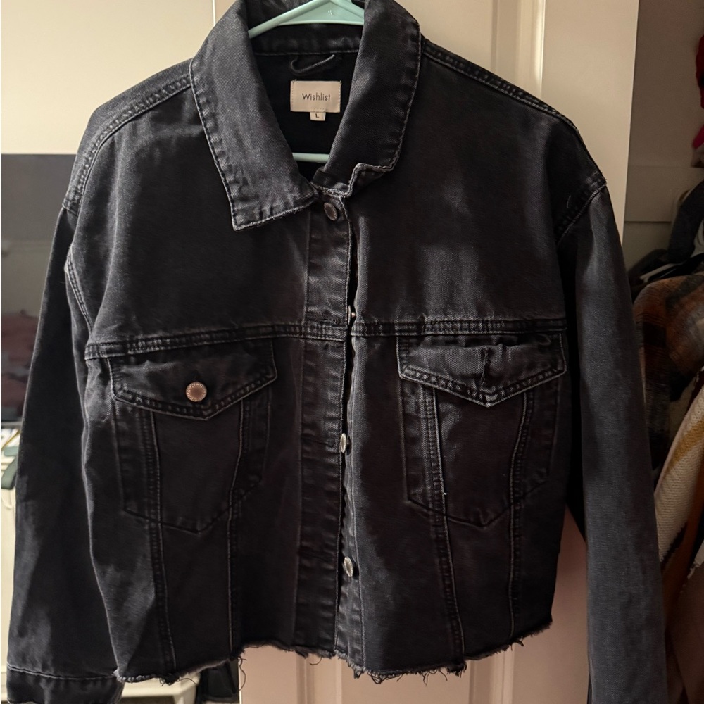 Wishlist Black Jean Jacket